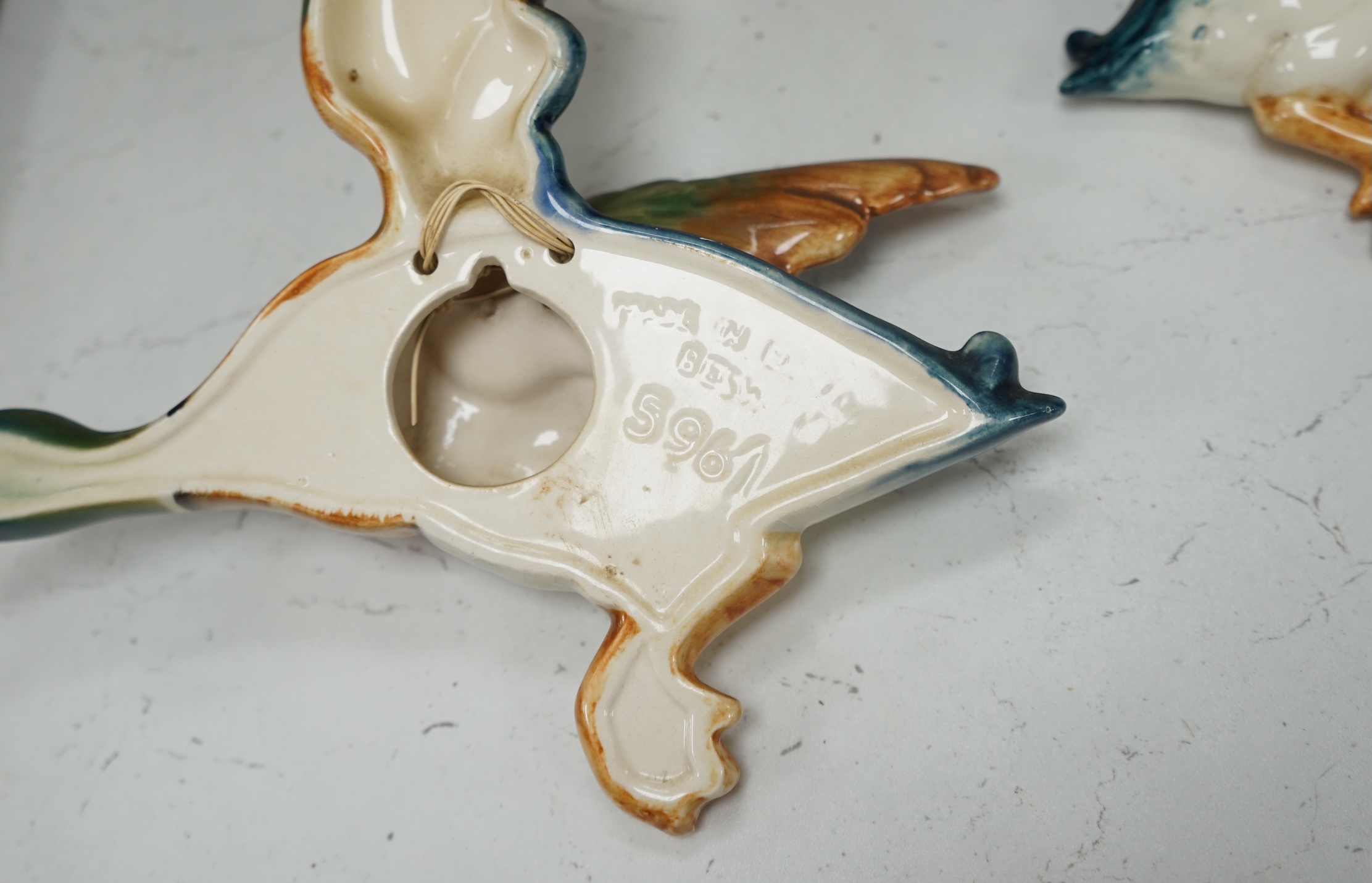 A graduated set of four Beswick Mallard ducks, largest 30cm long. Condition - good